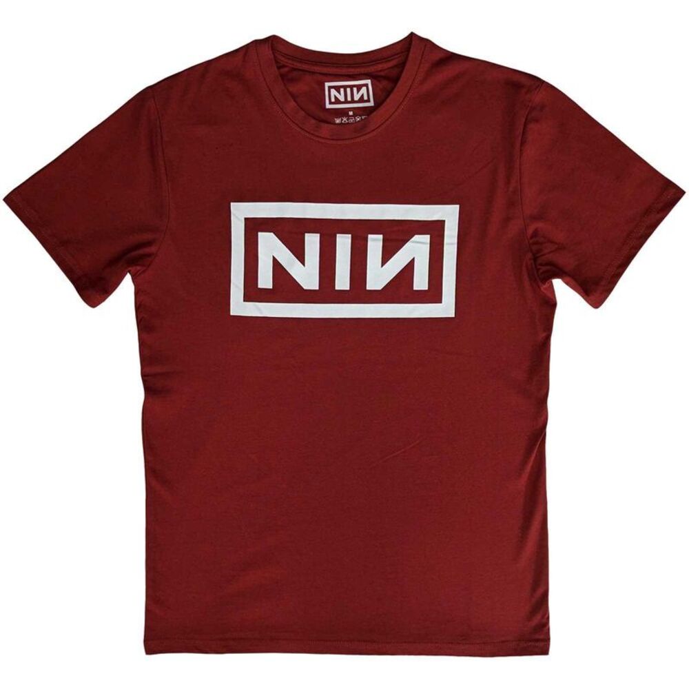 Nine Inch Nails Unisex Adult Classic Logo T-Shirt / Red